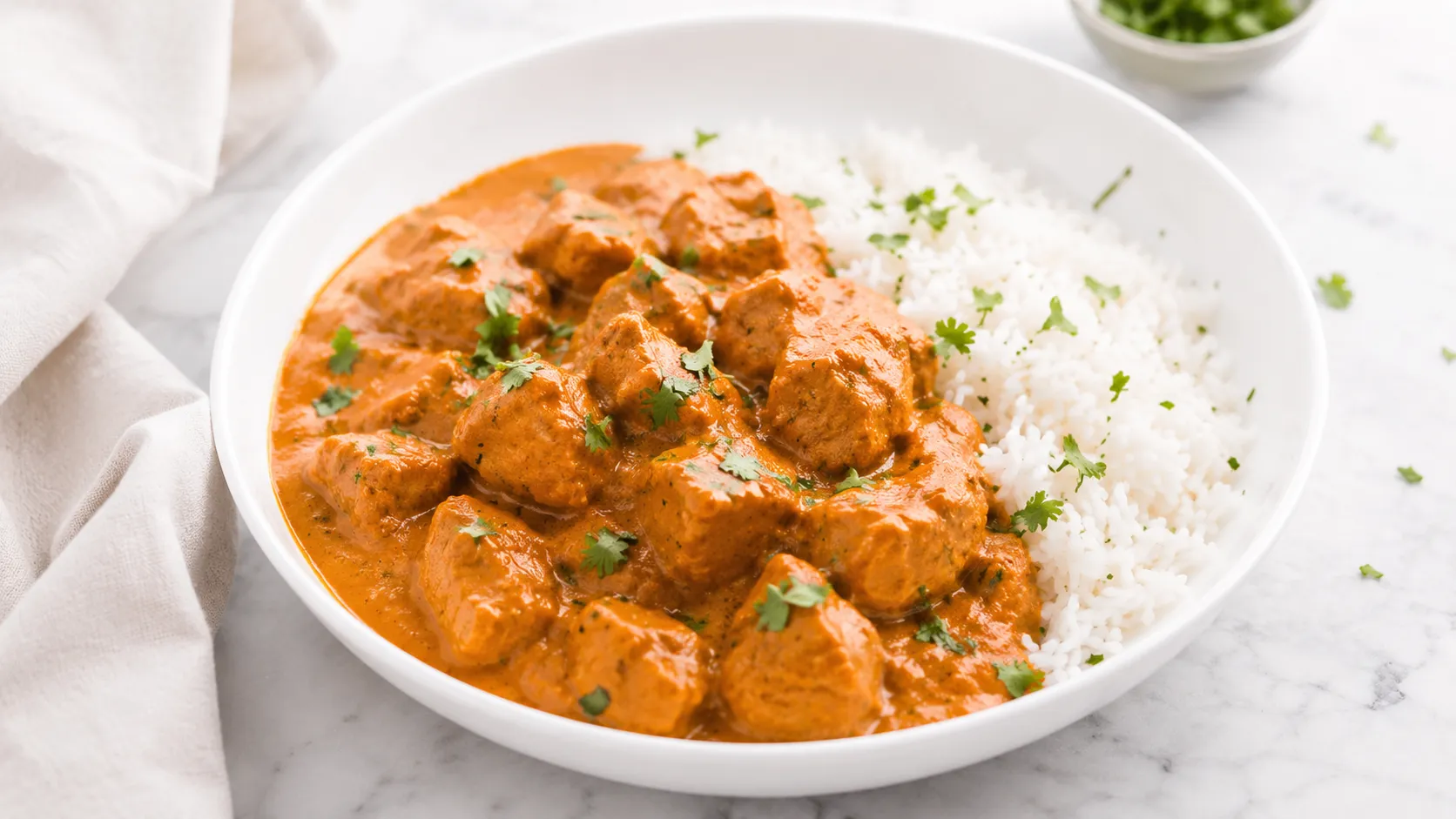 Quick Instant Pot Butter Chicken with Creamy Tomato and Garam Masala Sauce