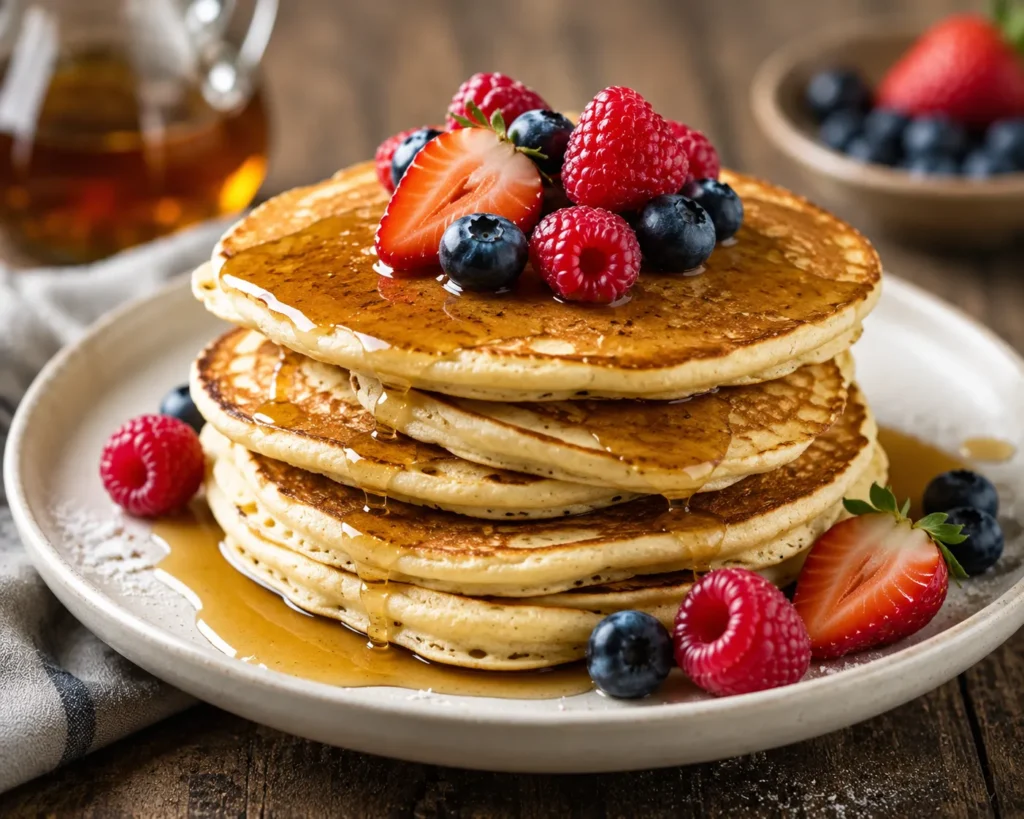Simple Pancake Batter for Light Breakfast Pancakes